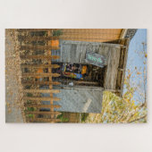 Getuige in een Outhouse Legpuzzel (Horizontaal)