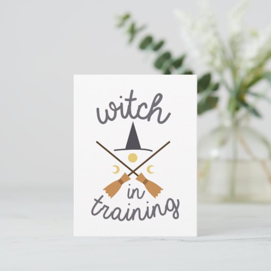 Getuige in opleiding briefkaart (Staand voorkant)