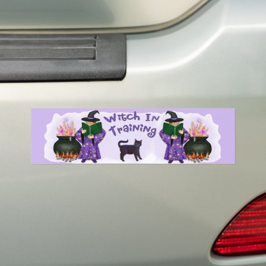 Getuige in opleiding bumpersticker (Op auto)