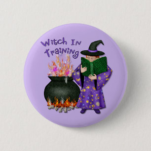 Getuige in opleiding ronde button 5,7 cm