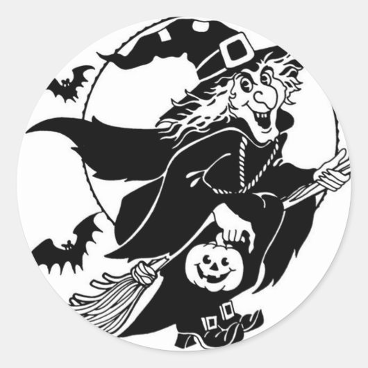Getuige in vlucht - Halloween Sticker (Voorkant)