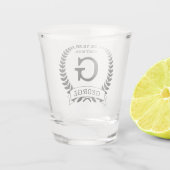 Getuige Initiëlen Shot Glas (Achterkant)