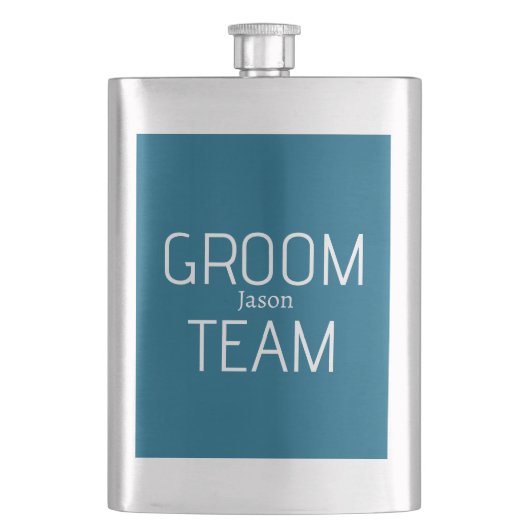 getuige knappe bruidegom team grijs blauw wit vrij flacon (Voorkant)