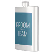 getuige knappe bruidegom team grijs blauw wit vrij flacon (Links)