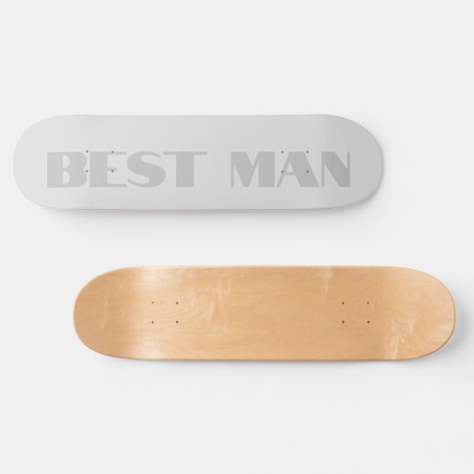 Getuige Metallic Zilver Skateboard (Horizontaal)