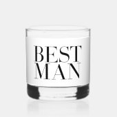 Getuige Modern Persoonlijk Minimalistisch Whisky Glas (Voorkant)