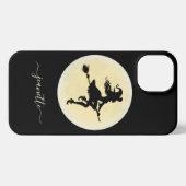 Getuige op een bezemwagen iPhone hoesje (Achterkant horizontaal)