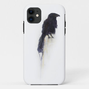 "Getuige" - Raven in Wintersneeuw iPhone 11 Hoesje