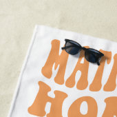 Getuige Retro Pastel Kleurverloop Strandlaken (In situ)