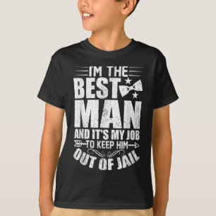 Getuige Trouw Bruidsjonkers Grappig Bruids Bruideg T-shirt