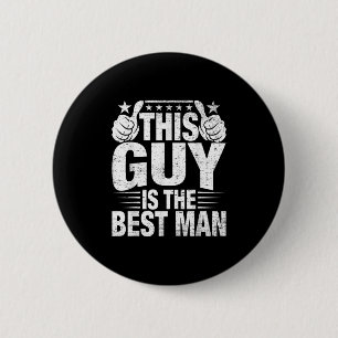 Getuige Trouw Bruidsjonkers Grappig Bruidsmeisje B Ronde Button 5,7 Cm