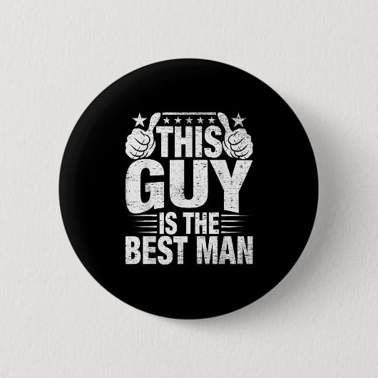 Getuige Trouw Bruidsjonkers Grappig Bruidsmeisje B Ronde Button 5,7 Cm (Voorkant)