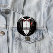 Getuige Trouwfeest Knop Ronde Button 7,6 Cm (In situ)