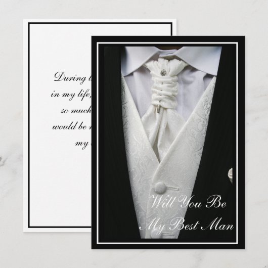 Getuige Uitnodiging (Voorkant / Achterkant)