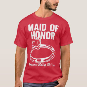 Getuige van de bruid iemand trouw met mij ook brui t-shirt