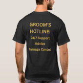 GETUIGE VAN DE BRUIDEGOM T-SHIRT (Achterkant)