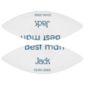 getuige van de bruidegom voeg naam tekst vrijgezel american football (Panelen)