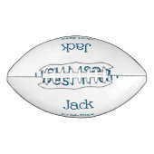 getuige van de bruidegom voeg naam tekst vrijgezel american football (Voorkant)