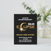 Getuige van de gedeeltelijke Zonsverduistering 3/2 Briefkaart (Staand voorkant)