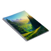 Getuige van de pracht van de dennenzonsopgang notitieboek (Rechterzijde)