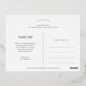 Getuige Vertrouwen FOLIE Dank u Briefkaart (Achterkant)