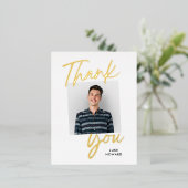 Getuige Vertrouwen FOLIE Dank u Briefkaart (Staand Voorkant)