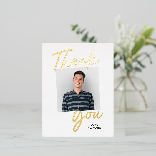 Getuige Vertrouwen FOLIE Dank u Briefkaart (Staand Voorkant)