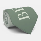 Getuige vraagt om trouw sage groen  stropdas (Opgerold)