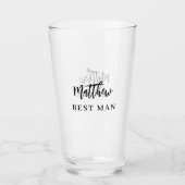 Getuige vrijgezellenfeest glas (Voorkant)