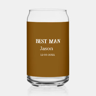 getuige vrijgezellenfeest voeg naam toe modern sim blikvorm glas