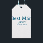 getuige vrijgezellenfeest voeg naam toe modern sim cadeaulabel<br><div class="desc">ontwerp</div>