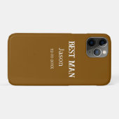 getuige vrijgezellenfeest voeg naam toe modern sim Case-Mate iPhone case (Achterkant (horizontaal))