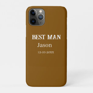 getuige vrijgezellenfeest voeg naam toe modern sim Case-Mate iPhone case