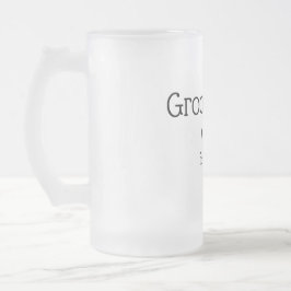 getuige vrijgezellenfeest voeg naam toe modern sim matglas bierpul