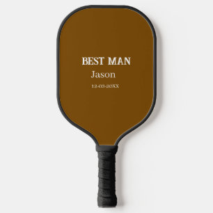 getuige vrijgezellenfeest voeg naam toe modern sim pickleball paddle