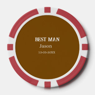 getuige vrijgezellenfeest voeg naam toe modern sim poker chips
