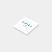 getuige vrijgezellenfeest voeg naam toe modern sim post-it® notes (Schuin)