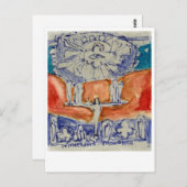 Getuige zijn van gedachten. Eckhart Tolle. Briefkaart (Voorkant / Achterkant)