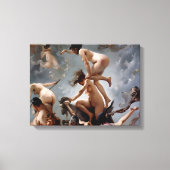 Getuigen die naar de Sabbat gaan - Luis Ricardo Fa Canvas Afdruk (Voorkant)
