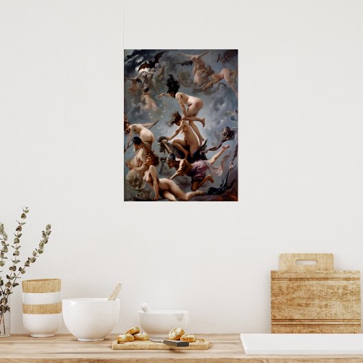Getuigen die naar de Sabbat gaan - Luis Ricardo Fa Poster (Keuken)