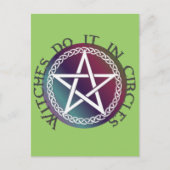 "Getuigen doen het in cirkels" schattig ontwerp va Briefkaart (Voorkant)