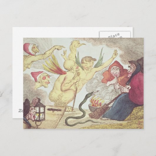 Getuigen in een Hayloft Briefkaart (Voorkant / Achterkant)