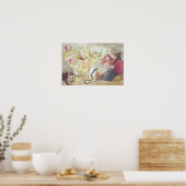 Getuigen in een Hayloft Poster (Keuken)