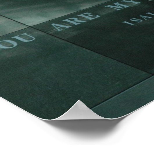 Getuigen Isaiah 43.10 Holocaust Museum Poster (Hoek)