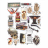 Getuigen magische werktuigen Collage vellen Sticker (Voorkant)