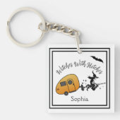 Getuigen met Hitches Halloween Camper Sleutelhanger (voorkant)