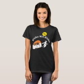Getuigen met Hitches Halloween Silhouette Camper T-shirt (Voorkant volledig)