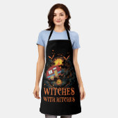 Getuigen met Hitches Halloween Witches Camping Lov Schort (Gedragen)