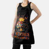 Getuigen met Hitches Halloween Witches Camping Lov Schort (Insitu)