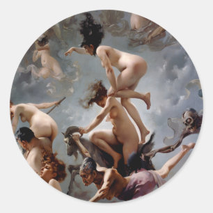 Getuigen naar de Sabbat - Luis Ricardo Falero Ronde Sticker